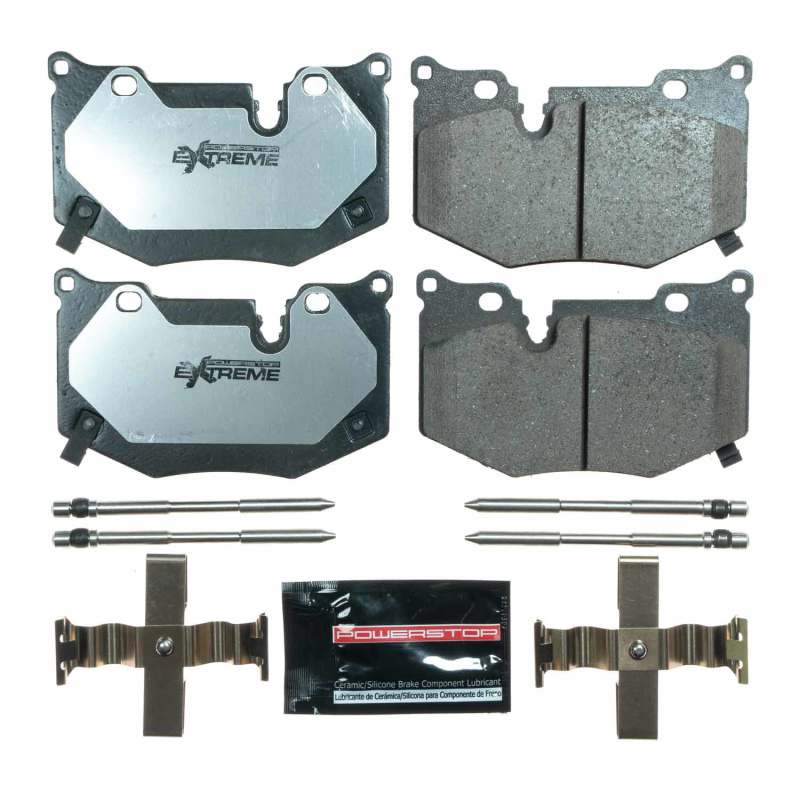 Power Stop 2020 Chevrolet Corvette C8 Z51 Rear Z26 Extreme Street Brake Pads w/Hardware.