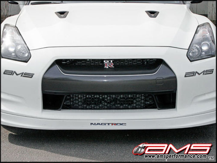 AMS Performance 2009+ Nissan GT-R R35 Replacement Alpha FMIC for Stock IC Piping w/Logo.