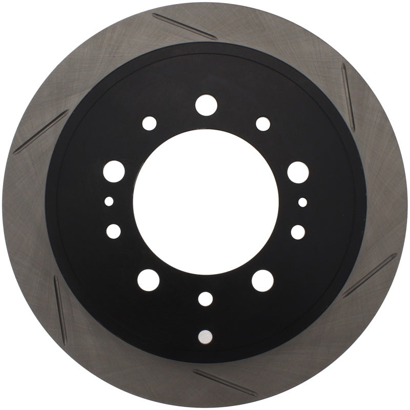StopTech Power Slot 08-09 Lexus LX450/470/570 / 07-09 Toyota Tundra Slotted Left Rear Rotor.