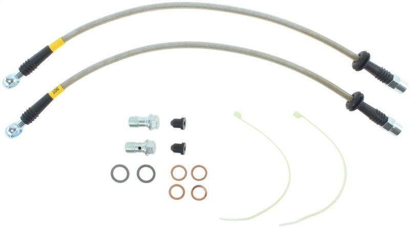 StopTech 02-03 Mini & Mini S Rear Stainless Steel Brake Line Kit.