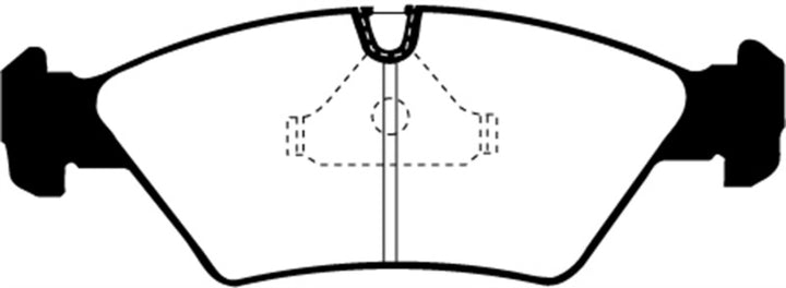 EBC 87-91 BMW M3 2.3 (E30) Redstuff Front Brake Pads.