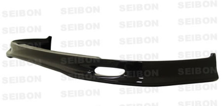 Seibon 98-01 Acura Integra SP-Style Carbon Fiber Front Lip Gloss Finish.