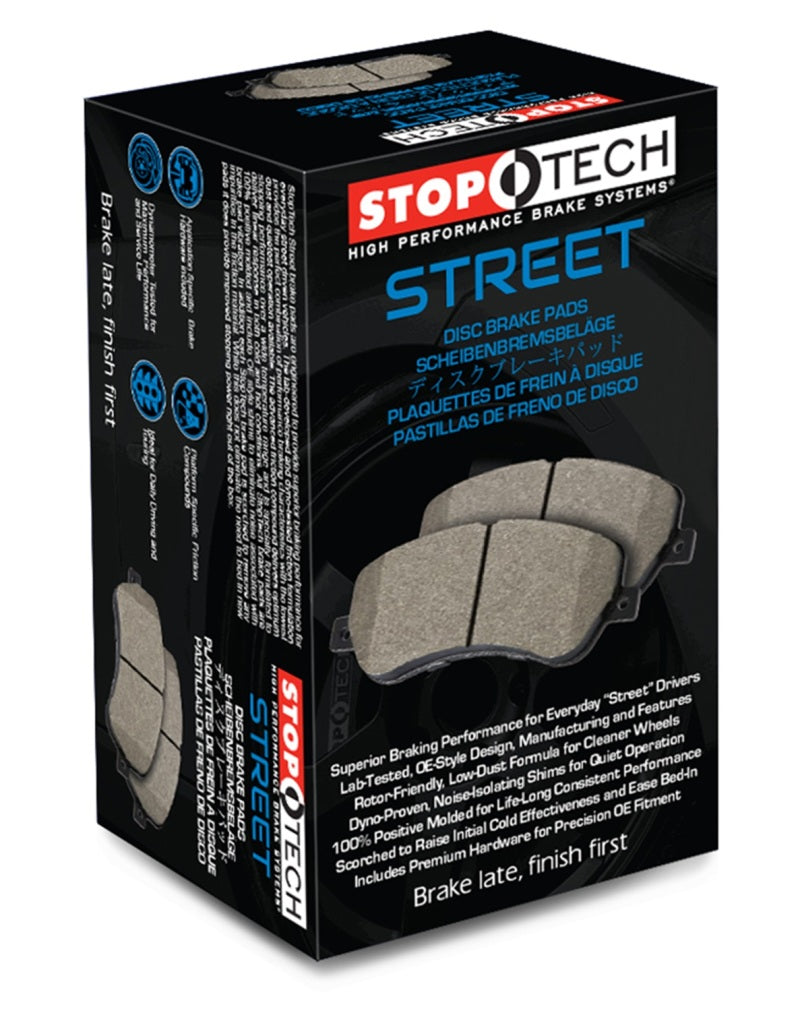 StopTech 15-20 Ford F-150 Rear Street Brake Pads w/Shims.