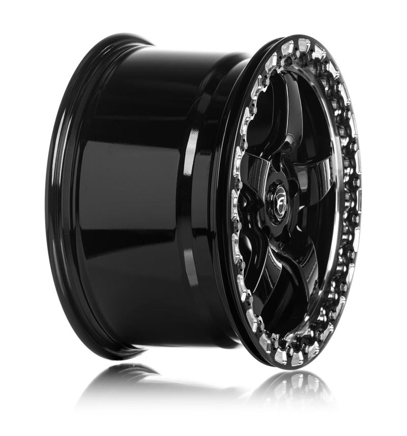 Forgestar D5 Beadlock 17x10 / 5x114.3 BP / ET50 / 7.5in BS Gloss Black Wheel.