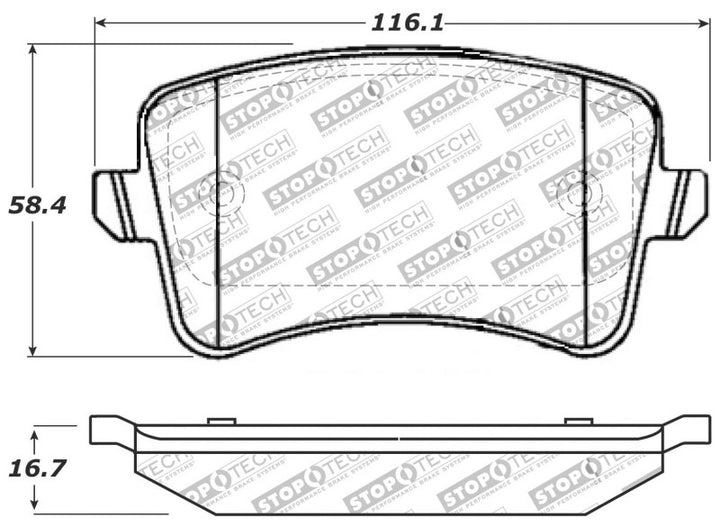 StopTech Performance Brake Pads.