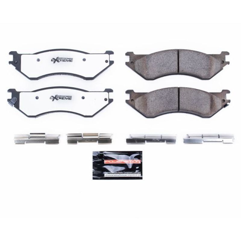 Power Stop 01-08 Dodge Ram 2500 Rear Z36 Truck & Tow Brake Pads w/Hardware.