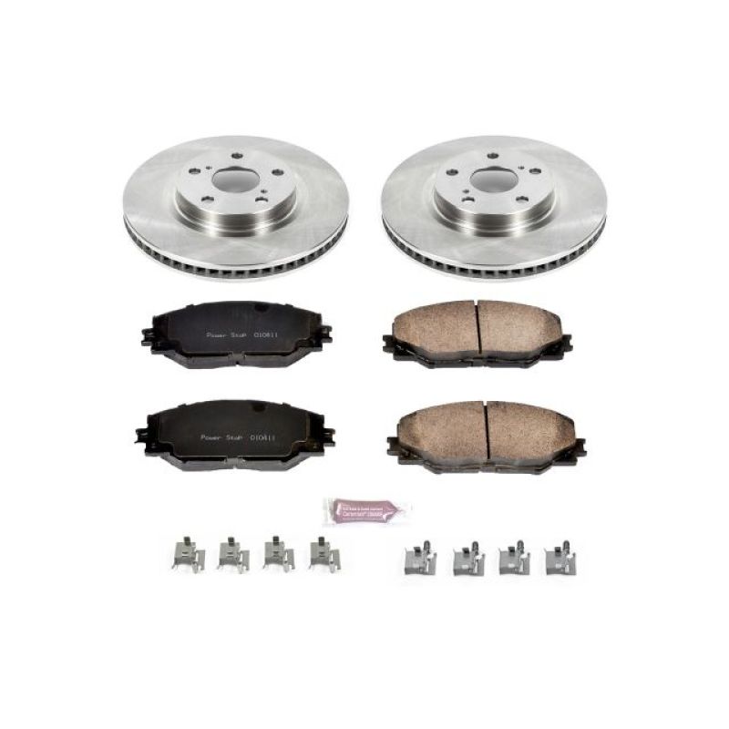 Power Stop 09-10 Pontiac Vibe Front Autospecialty Brake Kit.