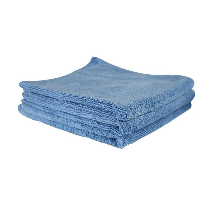 Chemical Guys Workhorse Professional Microfiber Towel - 16in x 16in - Blue - 3 Pack.