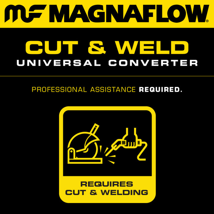 MagnaFlow Conv Univ 2.5inch T2 Rear.