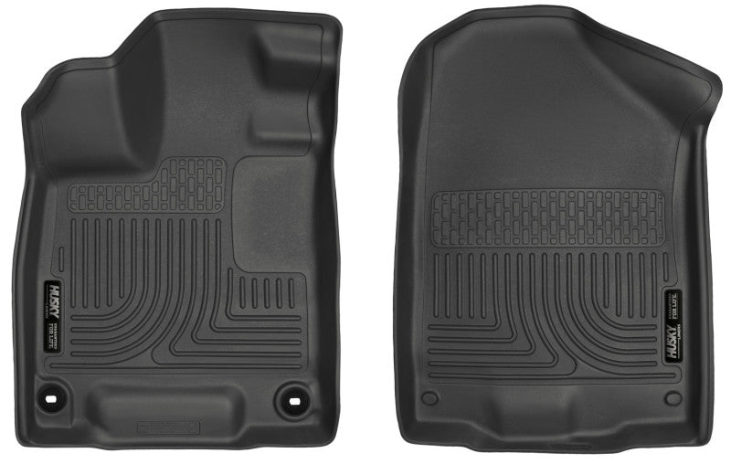 Husky Liners 2017 Honda Ridgeline WeatherBeater Front Black Floor Liners.