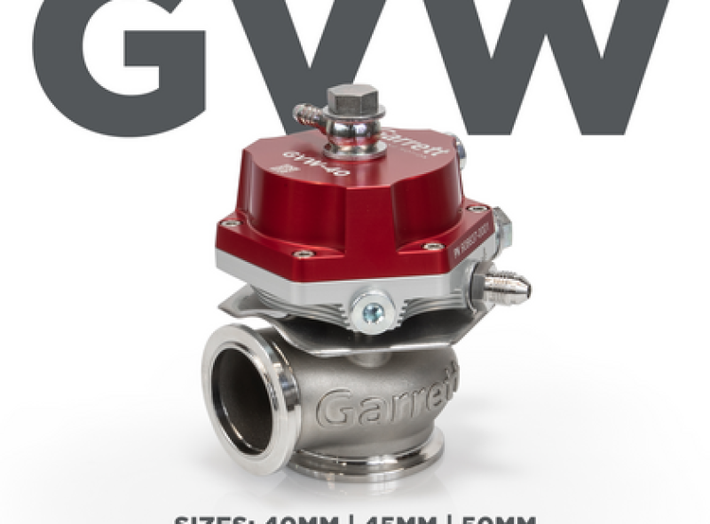 Garrett GVW-40 40mm Wastegate Kit - Red.