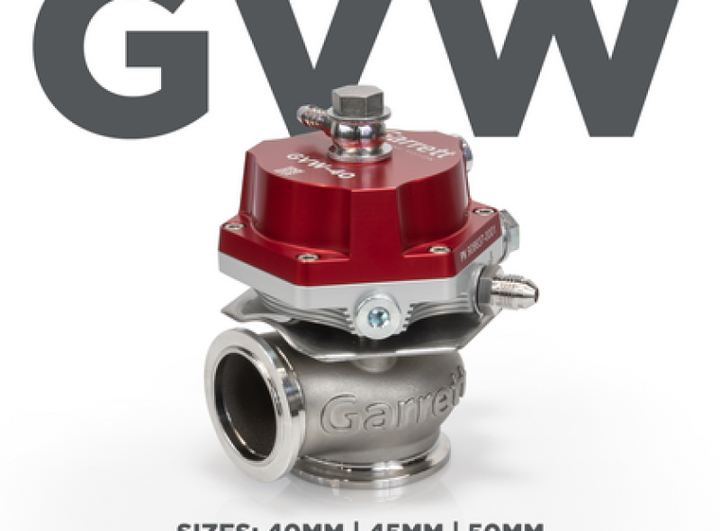 Garrett GVW-45 45mm Wastegate Kit - Red.