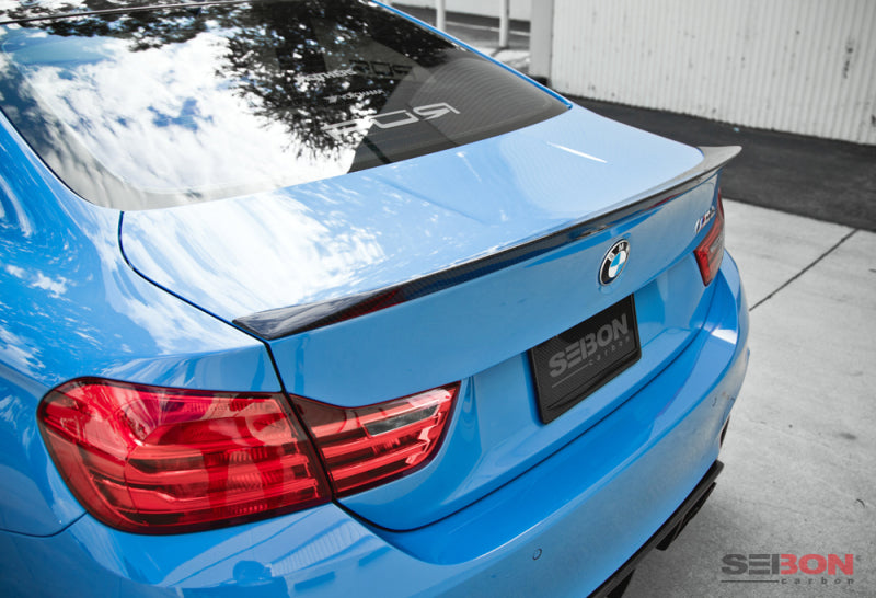 Seibon 15-18 BMW F82 M4 C-Style Carbon Fiber Rear Spoiler.