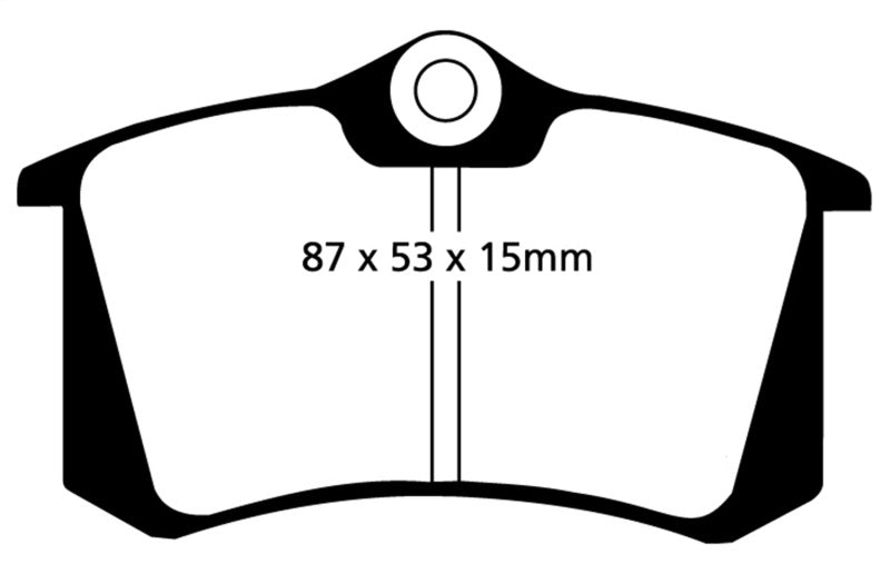 EBC 04-06 Audi TT Quattro 3.2 Bluestuff Rear Brake Pads.