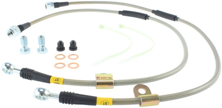 StopTech 00-06 Suburban 2500 2WD / 03-06 4WD / 03-07 Hummer H2 Stainless Steel Front Brake Line Kit.