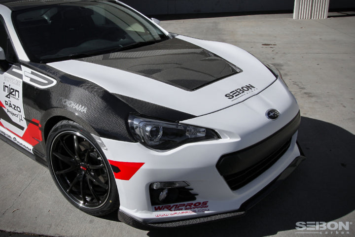 Seibon 12-13 BRZ/FRS DV Carbon Fiber Hood.