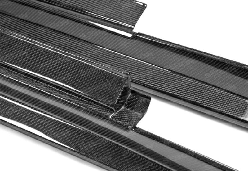 Seibon 11-13 Nissan GTR R35 VS-Style Carbon Fiber Side Skirts (Pair).