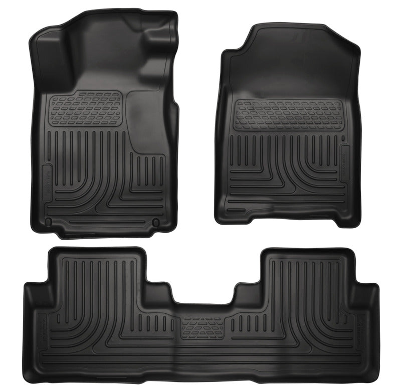 Husky Liners 11-12 Dodge Charger/Chrysler 300 WeatherBeater Combo Black Floor Liners.