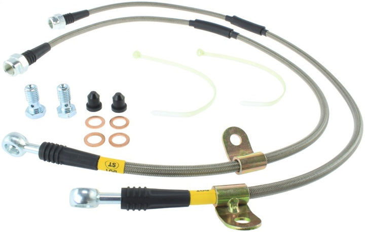 StopTech 07-13 Chevy/GMC Surburban/Sierra/Yukon Denali XL Stainless Steel Front Brake Line Kit.