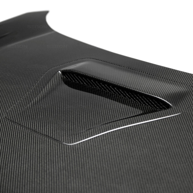 Seibon 17-20 Honda Civic Type-R (FK8) TSII Style Carbon Fiber Hood.