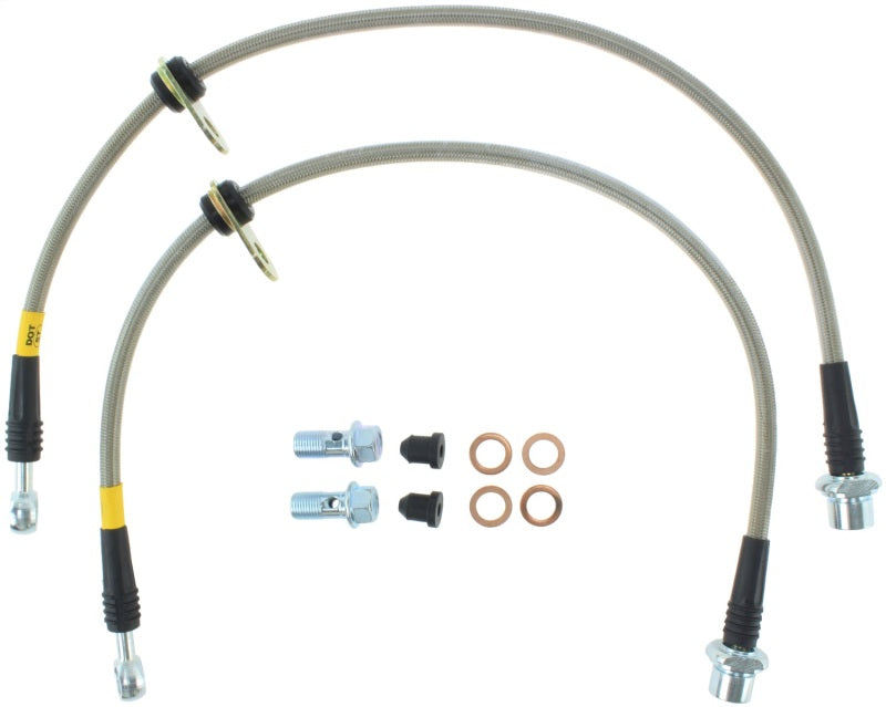 StopTech 92-01 Toyota Camry Stainless Steel Rear Brake Lines.