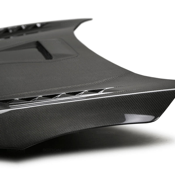 Seibon 17-20 Honda Civic Type-R (FK8) TSII Style Carbon Fiber Hood.