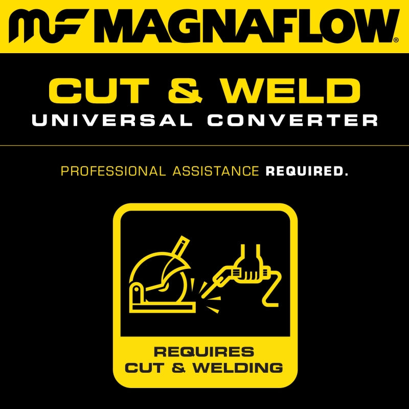 MagnaFlow Conv Universal 2 inch/2 inch D/D PC2 Rear.