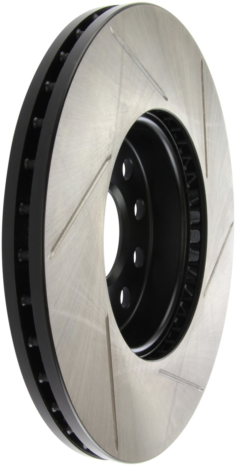 StopTech Power Slot 05-10 VW Jetta (except Wagon) Front Left Slotted Rotor.