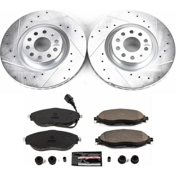 Power Stop 12-17 Volkswagen CC Front Z23 Evolution Sport Brake Kit.