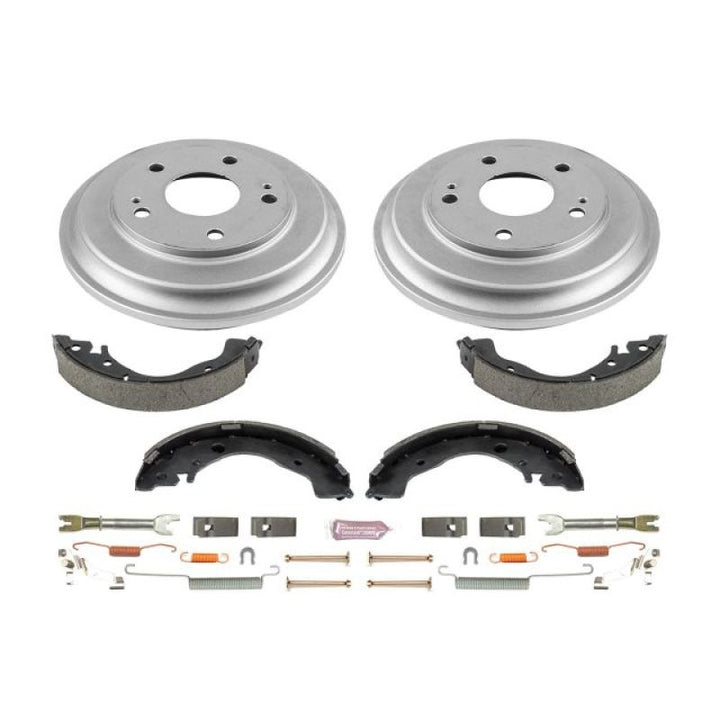 Power Stop 12-15 Honda Civic Coupe Rear Autospecialty Drum Kit.