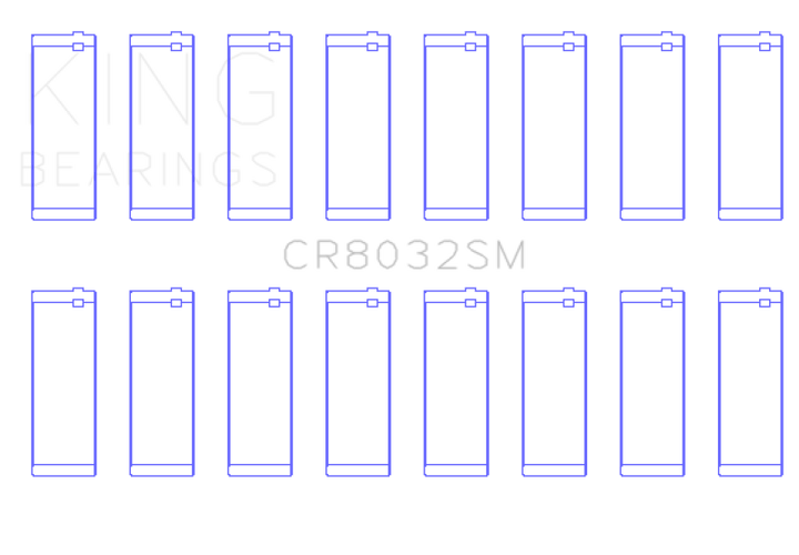 King Chrysler V8 5.7L / 6.1L / 6.4L Hemi (Size STD) Rod Bearing Set.