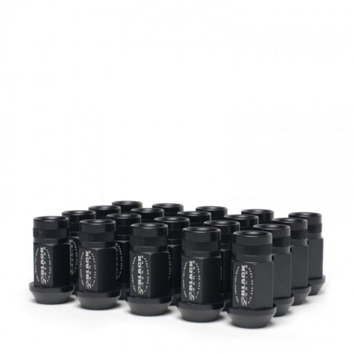 Skunk2 12 x 1.5 Forged Lug Nut Set (Black Series) (20 Pcs.).
