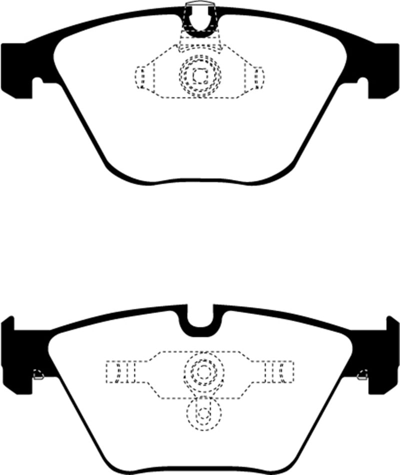 EBC 08-10 BMW M3 4.0 (E90) Yellowstuff Front Brake Pads.