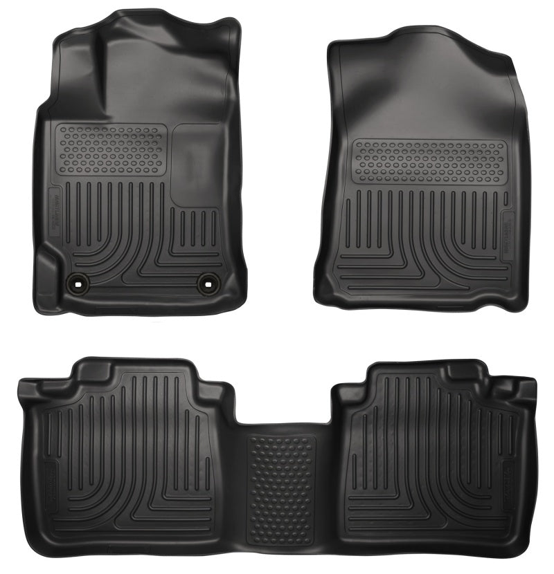 Husky Liners 2012 Toyota Camry WeatherBeater Combo Black Floor Liners.