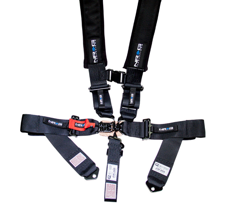 NRG SFI 16.1 5PT 3in. Seat Belt Harness / Latch Link - Black.
