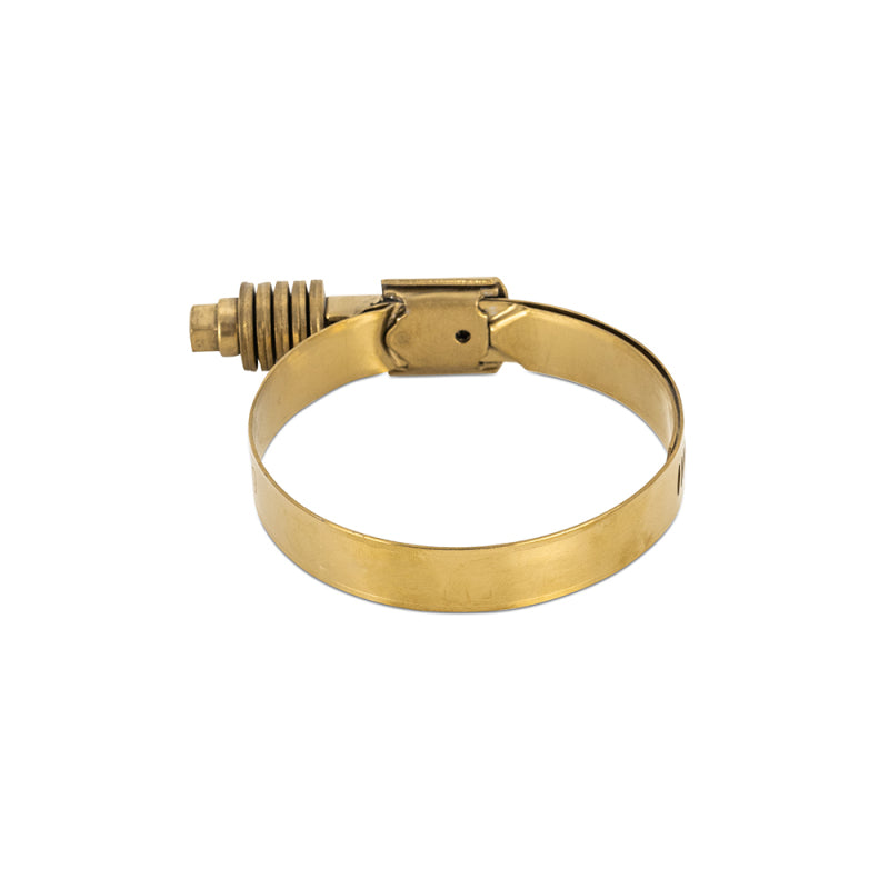 Mishimoto Constant Tension Worm Gear Clamp 1.26in.-2.13in. (32mm-54mm) - Gold.