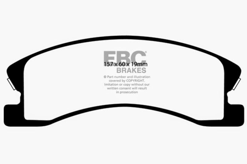 EBC 99-04 Jeep Grand Cherokee 4.0 (Akebono) Yellowstuff Front Brake Pads