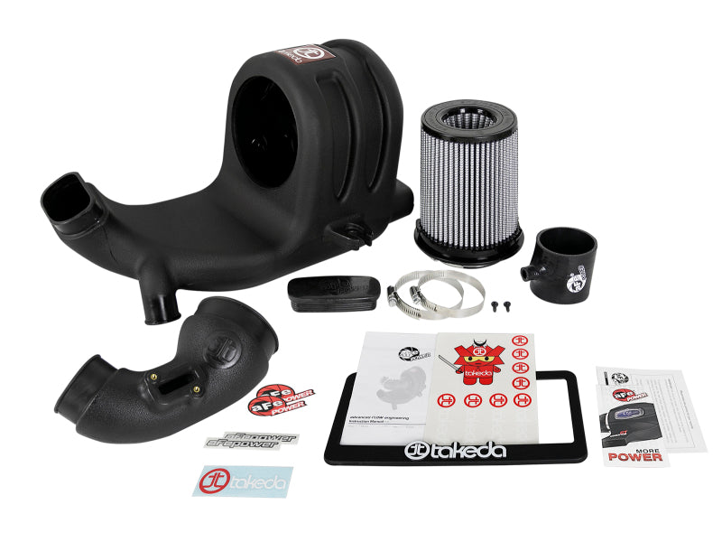 aFe Takeda Momentum Pro DRY S Cold Air Intake System 15-18 Honda Fit I4-1.5L.
