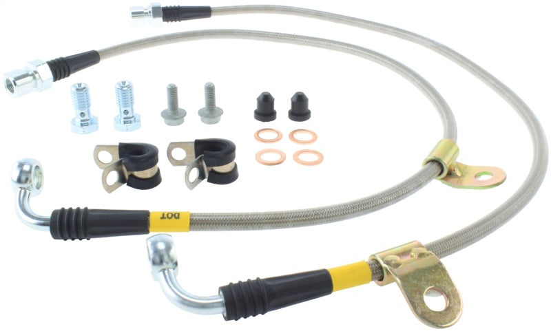 StopTech 05 Chrysler 300C 5.7L V8 w/ Vented Rear Disc Stainless Steel Front Brake Lines.