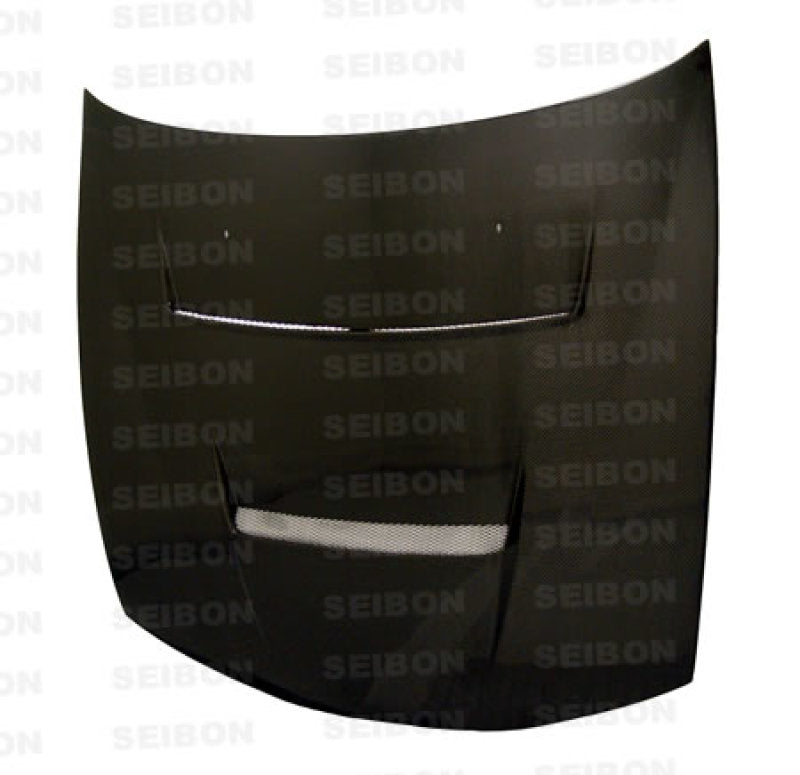 Seibon 97-98 Nissan 240SX/Silvia DV-Style Carbon Fiber Hood.