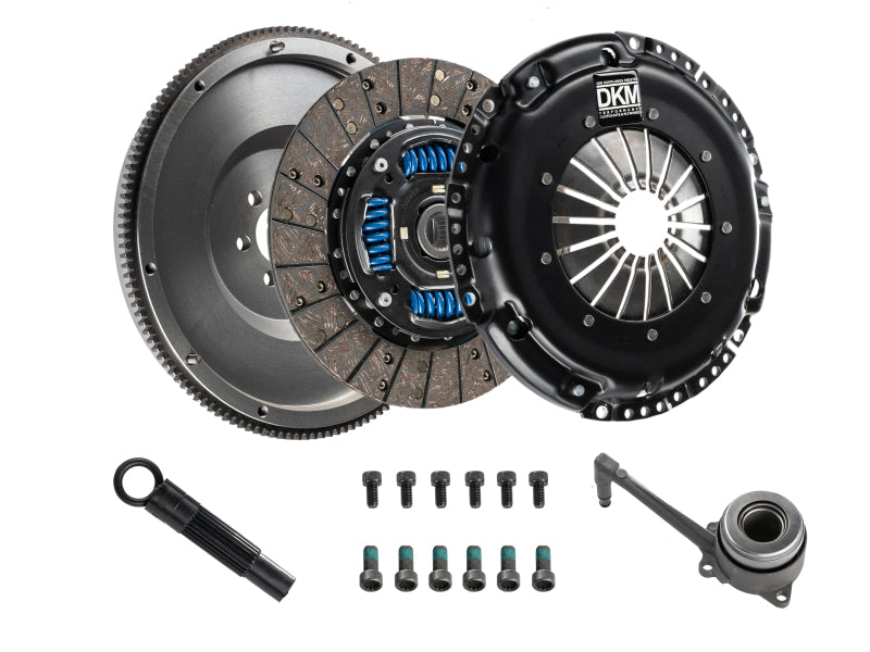 DKM Clutch 2.0 VW/Audi A3 FSI 6 Bolt Sprung Organic MB Clutch w/Steel Flywheel (440 ft/lbs Torque).