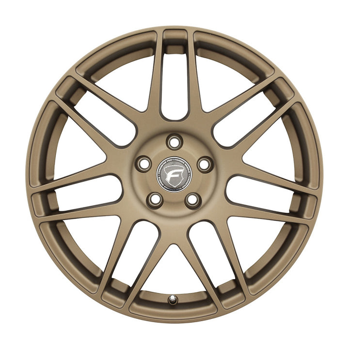 Forgestar F14 18x9 / 5x114.3 BP / ET35 / 6.4in BS Satin Bronze Wheel.