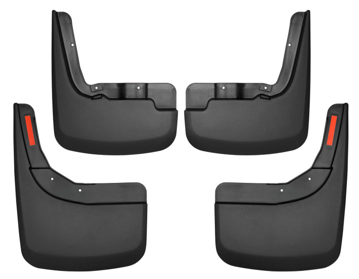 Husky Liners 19-23 Chevrolet Silverado 1500 (Excl. ZR2/TBoss) Front and Rear Mud Guards - Black.