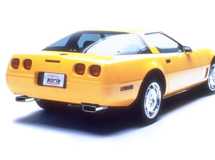 Borla 92-96 Chevrolet Corvette Hatchback/Conv 5.7L 8cyl 4/6 Spd Touring SS Catback Exhaust.