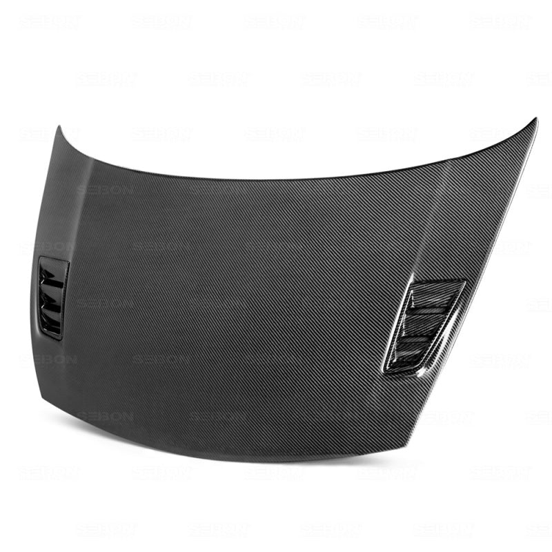 Seibon 06-10 Honda Civic 4 Door JDM / Acura CSX (FD1/2/3/5) MG II Carbon Fiber Hood.