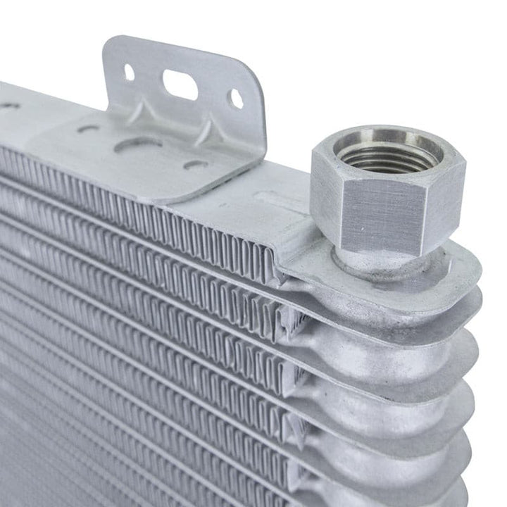 Mishimoto 13-Row Stacked Plate Transmission Cooler - Silver.