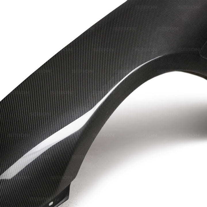 Seibon 93-98 Toyota Supra TV-Style Carbon Fiber Fenders (Pair).