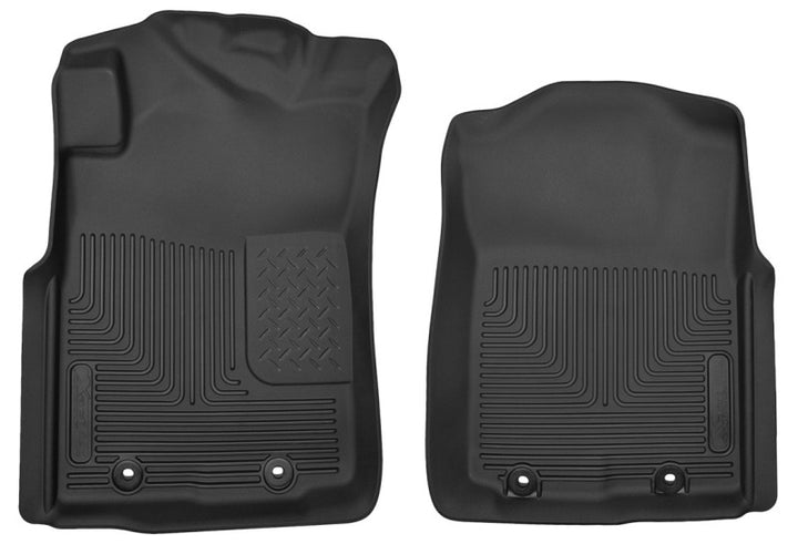 Husky Liners 12-14 Toyota Tacoma Pickup(Crew / Ext / Std Cab) X-Act Contour Black Front Floor Liners.