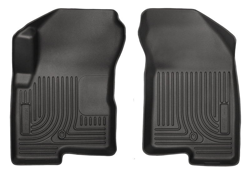 Husky Liners 07-12 Dodge Caliber / 07-12 Jeep Compass WeatherBeater Front Row Black Floor Liners.