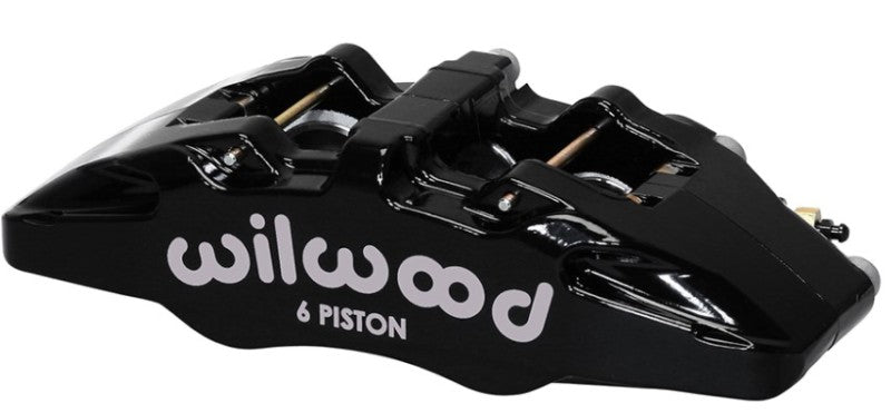 Wilwood Caliper-Forged Dynapro 6 5.25in Mount-R/H 1.62/1.12/1.12in Pistons 1.10in Disc.